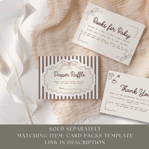 Baby braut Willkommensschild, Kaffee-Babyparty-Dekor, Baby-Party-Poster, Espresso Latte Bonjour Bebe, Canva Vorlage Digitaler Download B001 Bild 8