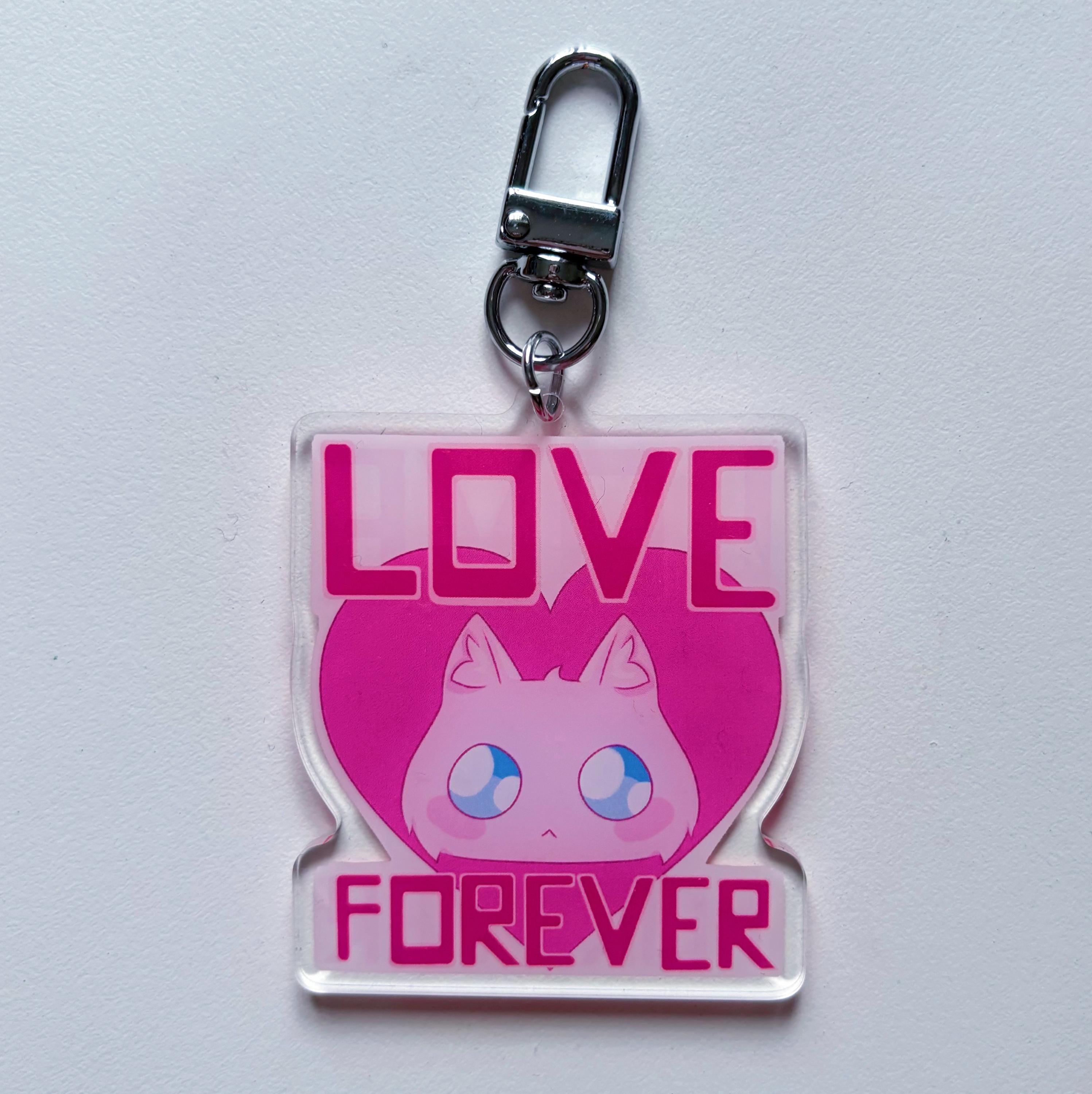 P-Chan Love Forever Emote Needy Streamer Overload Acrylic Charm Keychain