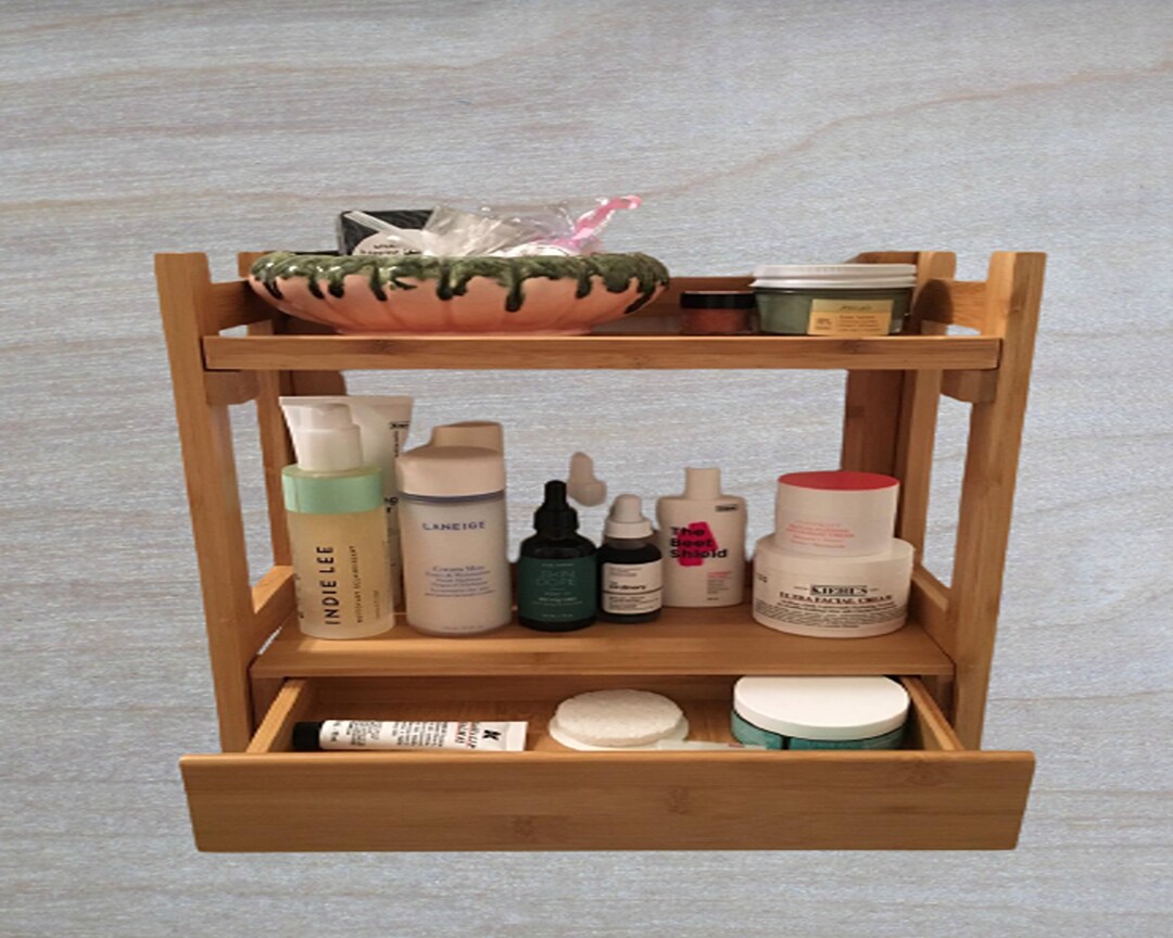 Bathroom Counter Organizer Shelf Cosmetic and Vanity Perfume Etsy