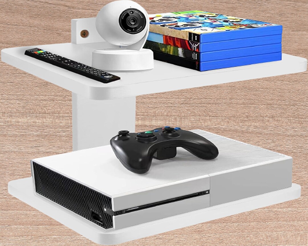 Floating Entertainment Shelf Wooden DVD Shelf Wall Mount TV Etsy