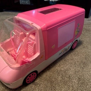 Barbie Camper Van Motorhome Vintage Mattel 1996 Pink Maxi-Van RV