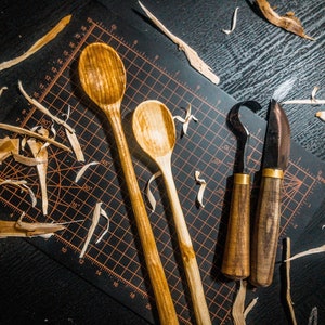 hand made wooden spoon set, wooden spoons, handmade