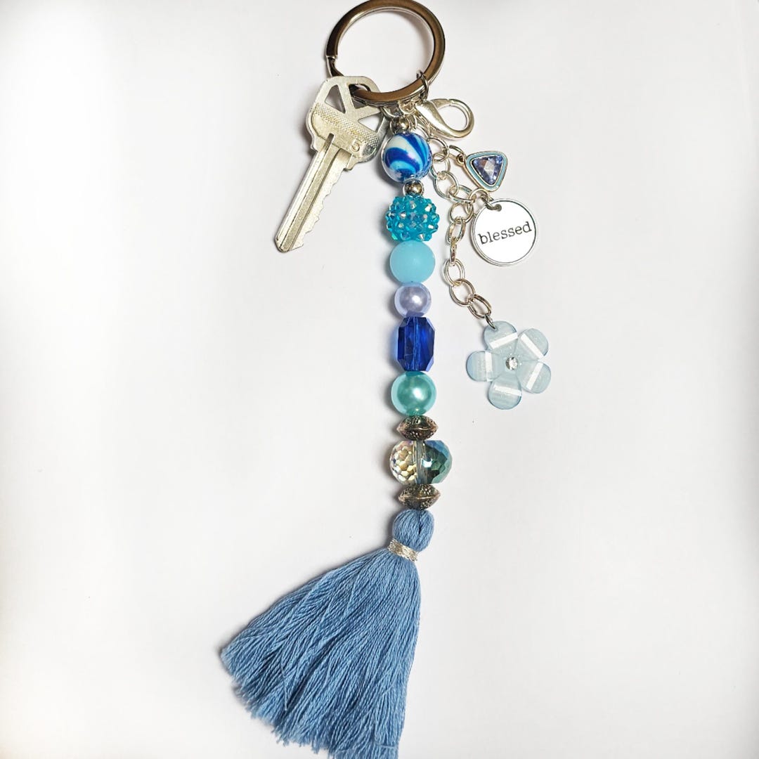 Ocean Blue Dazzle Keychain/accessory - Etsy