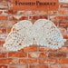 Angel Wings for Newborn Photos, Handmade Crochet