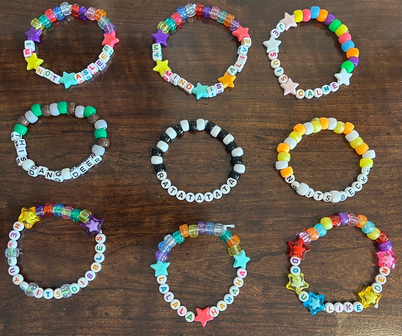 Unhinged Taylor Swift Bracelets Funny Bracelets Gifts for Swifties Etsy