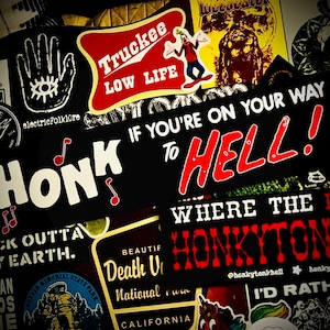 Honk if you’re on your way to Hell! Bumper Sticker