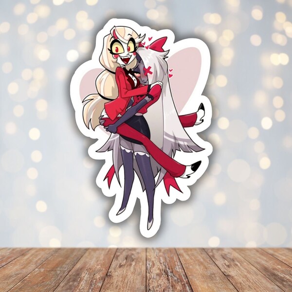 Hazbin Hotel Vaggie and Charlie Sticker - Etsy