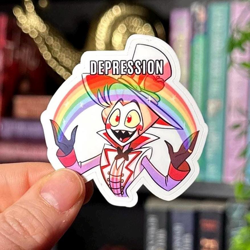 Hazbin Hotel Stickers | Lucifer Morningstar - Etsy