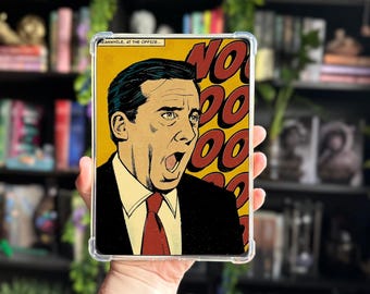 Michael Scott The Office Kindle Insert E-Reader Insert Cardstock Decor Bookish Accessories Gift for Book Lover