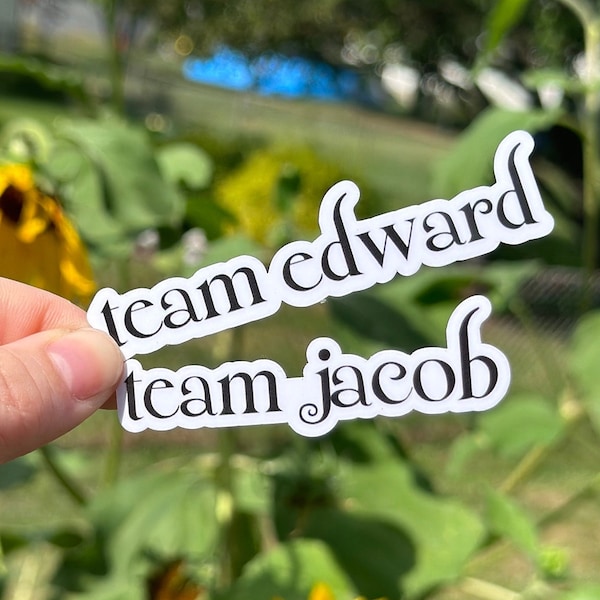 Team Edward | Team Jacob Stickers