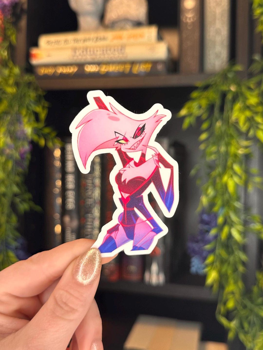 Hazbin Hotel Sticker | Angel Dust Black Suit - Etsy
