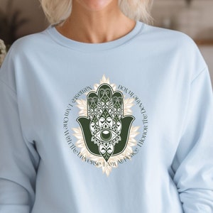 Namaste Sweatshirt, Self Care Sweatshirt, Mandala Sweatshirt, Meditation Sweatshirt, Yoga Gift, Motivational  Shirt, Inspirational Clothes