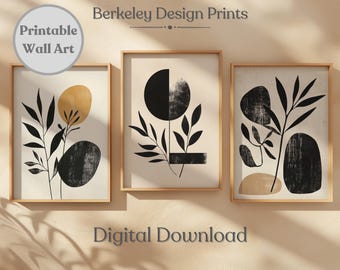 Henri Matisse Print Bundle, Zestaw 3 Wydruków, Kolekcja Wydruków Matisse'a, Zestaw Ścienny Galerii Henri Matisse'a, Sztuka Mid Century, Natychmiastowe Pobranie