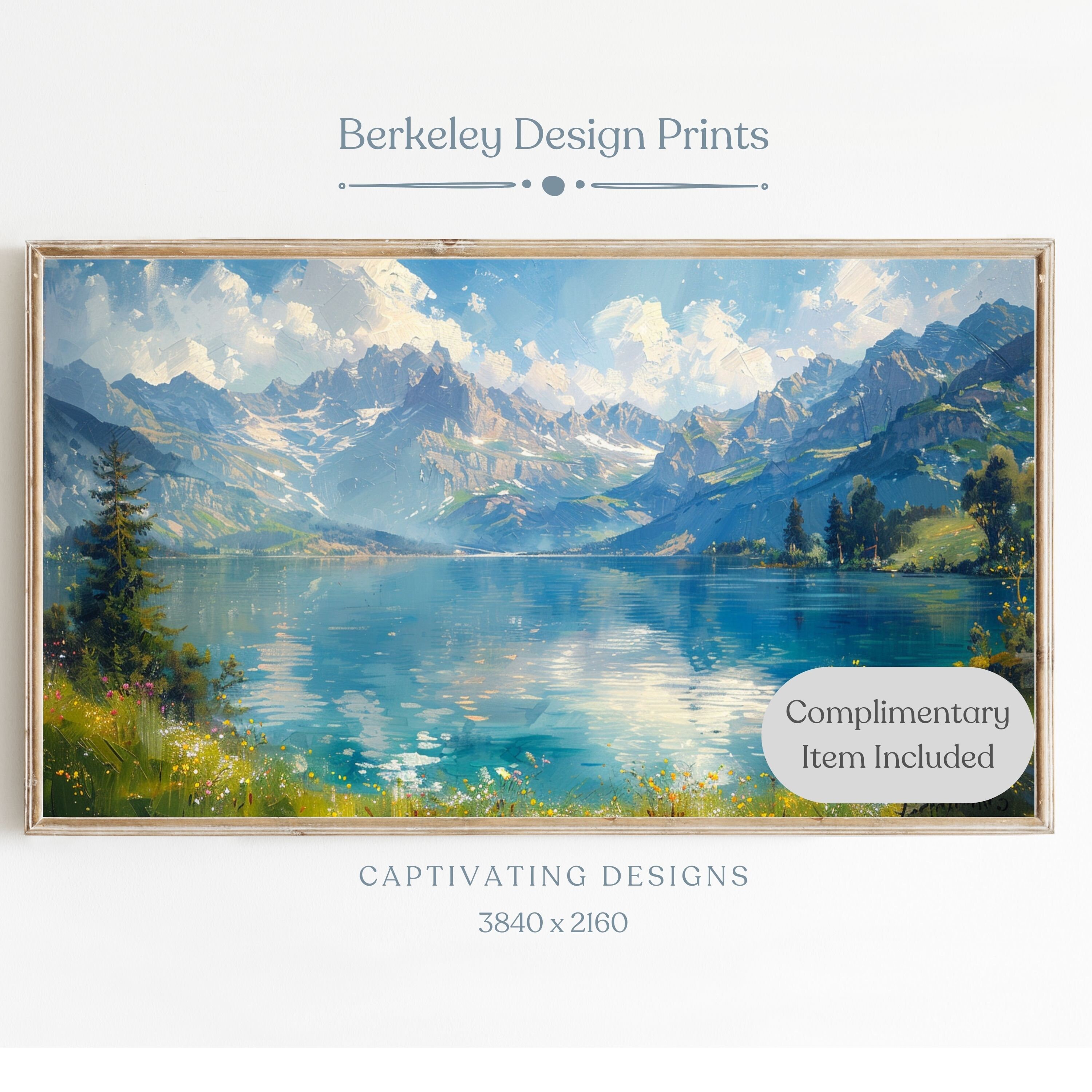 Swiss alps oil painting - Etsy 日本