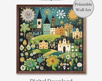 印刷可能なアイルランド民芸品デコレーション、聖パトリックデーの