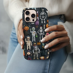 Fall Halloween Phone Case Spooky Phone Case MagSafe iphone Option Scary iPhone 16 15 14 13 12 11 Case Galaxy S25 S24 S23 S22 S21 Pixel 9 8