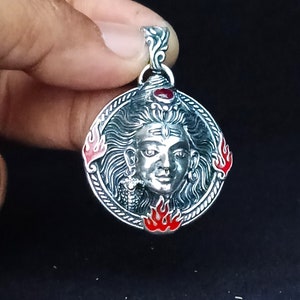 Lord shiva pendant, Hindu pendant, Religious jewelry, personalized gifts.