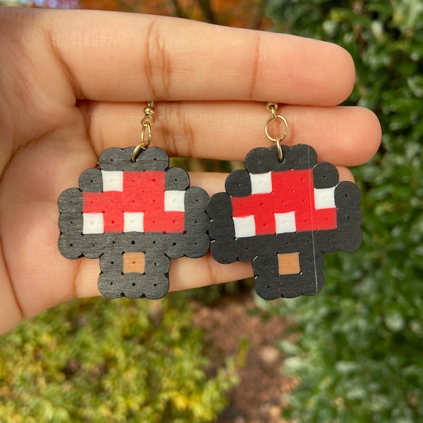 Perler Bead Earrings Etsy