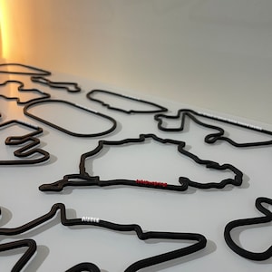 Collection Circuit Gran Turismo | 30 circuits GT | Art mural piste GT | Collection Circuits Gran Turismo imprimée en 3D | Cadeau GT Décoration murale