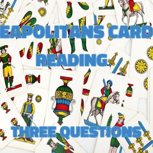 NEAPOLITANS CARDS READING - Ancient Italian Divination Method - Fortune Teller - Accurate Answers About Everything Future, Same Day Delivery