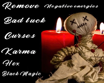 ELIMINA TODA NEGATIVIDAD, hechizo de magia negra, maldición, mal de ojo, mala suerte, desterrar demonios, limpiar negatividad y entidades malignas - Lanzamiento el mismo día