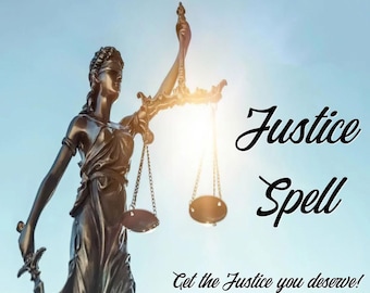 JUSTICE SPELL - Get the justice you deserve for any problems - Causes of law - Win all cases - Same Day Casting