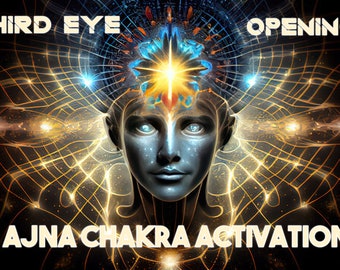 APERTURA DEL TERCER OJO, Activación de Ajna Chakra, Activación de los Seis Chakras, para obtener habilidades psíquicas - desbloquear habilidades espirituales - Casting el mismo día