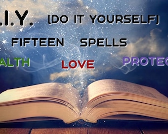 15 DIY SPELLS - Ancient Effective White Magic Rituals for all kind of situations - Solve Problems - Very easy to perform - Instant Delivery