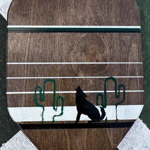 Wooden Handcrafted Pickleball Paddle Desert Series image 5