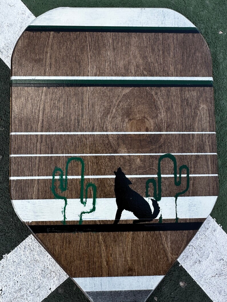 Wooden Handcrafted Pickleball Paddle Desert Series image 5