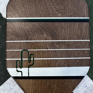 Wooden Handcrafted Pickleball Paddle Desert Series image 6