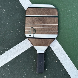 Wooden Handcrafted Pickleball Paddle Desert Series image 1