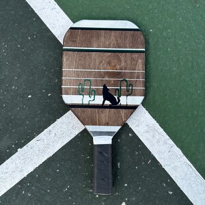 Wooden Handcrafted Pickleball Paddle Desert Series image 2