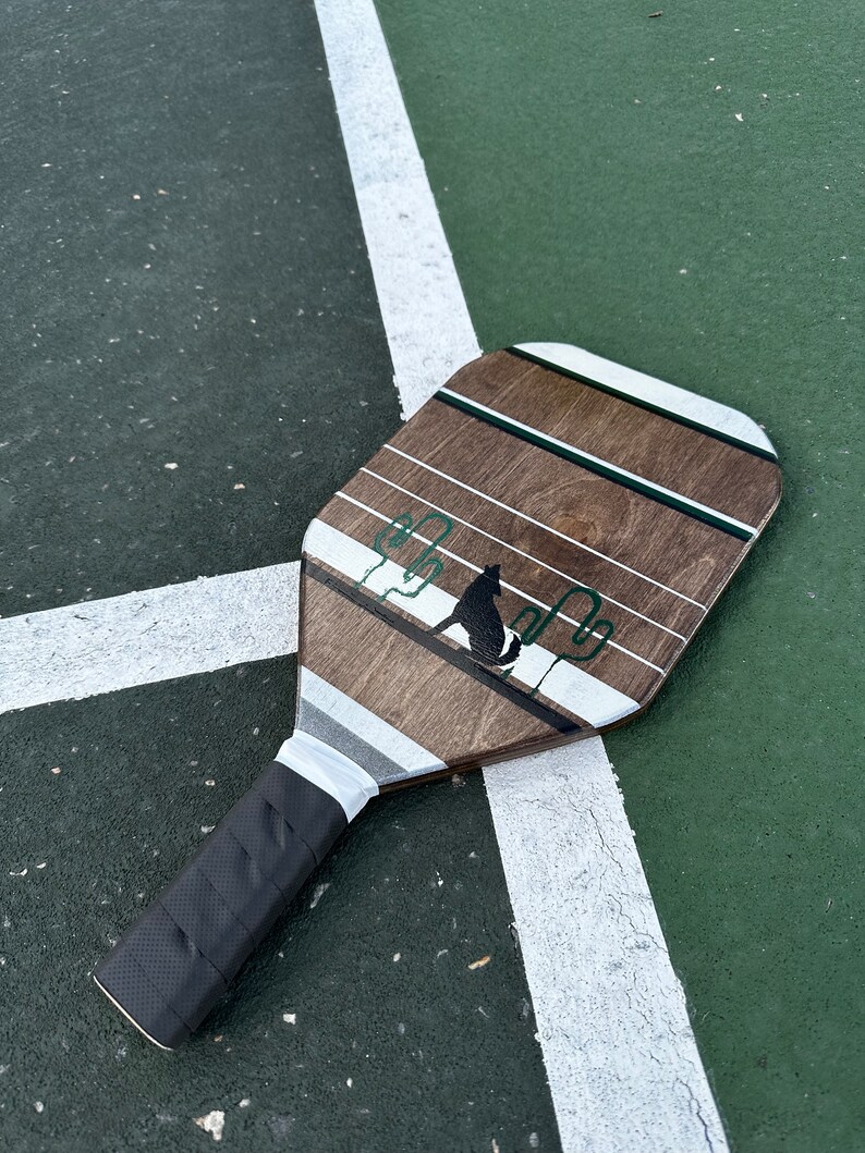 Wooden Handcrafted Pickleball Paddle Desert Series image 4