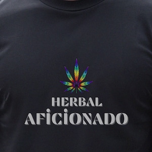 Herbal Aficionado Rainbow Leaf Unisex Heavy Cotton Tee