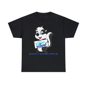 Shiva Skunk Unisex zwaar katoenen T-shirt