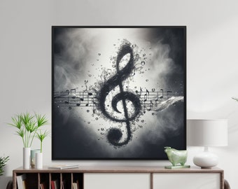 music wall art, Digital dowload, printable, music digital art