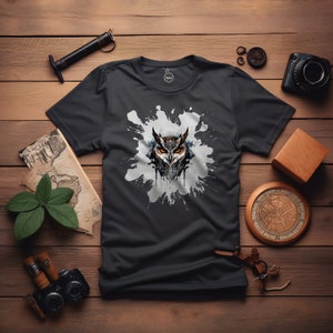 Artistic Owl Graphic T-shirt | Unisex T-shirt