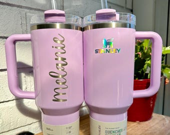 Personalized Stanley Tumbler: Engraved 40oz Adventure Quencher Custom