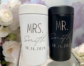 Personalized Wedding Gift FrostBuddy Can Cooler Universal 2.0 Beverage Holder - Bridesmaid Proposal, Gifts for Her, Wedding Gift