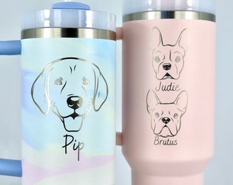 Custom Stanley for Pet Lover| Custom Dog Cup | Engraved Stanley Cup | Personalized Stanley Cup | Gift for Dog Owner