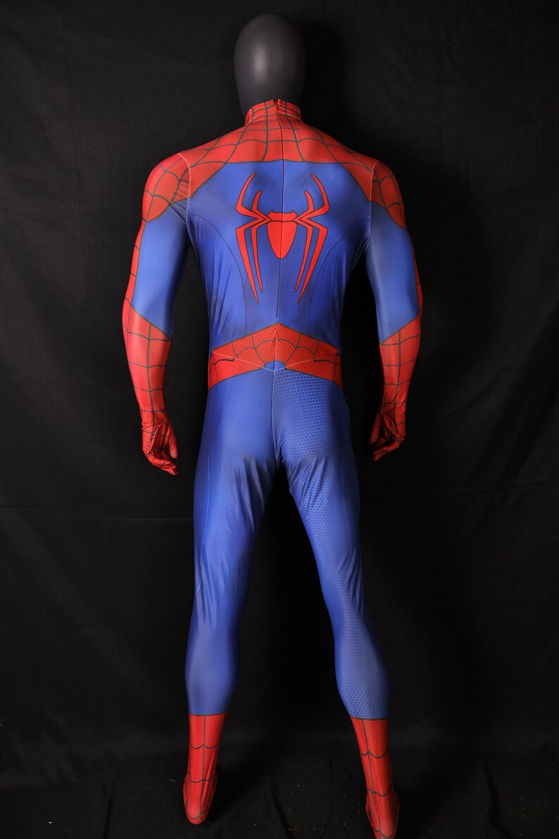 Spider man 4 Classic Suit Bespoke Men s Polyester Spandex Made To Spider man 4 Classic Suit Bespoke Men s Polyester Spandex Made To