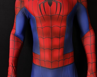 Klasyczny kostium Spider-Mana 4 – męski kombinezon z poliestru i spandexu szyty na miarę