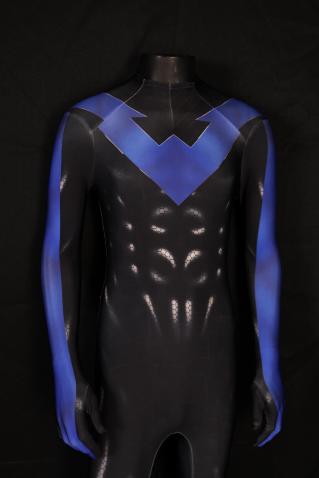 Bespoke Blue Bird Emblem Suit - Tailor-made Spandex Cosplay Commission ...