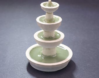 5 Pc Roman Fountan Set HO Scale Marble Fountan Wth 4 - Etsy
