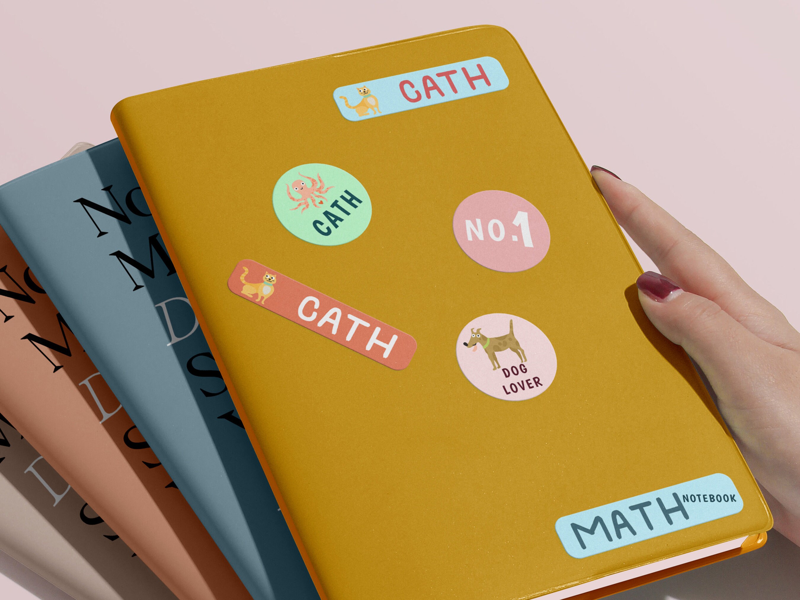 PASTEL Name Label School/ DAYCARE Supply Labels Digital Download