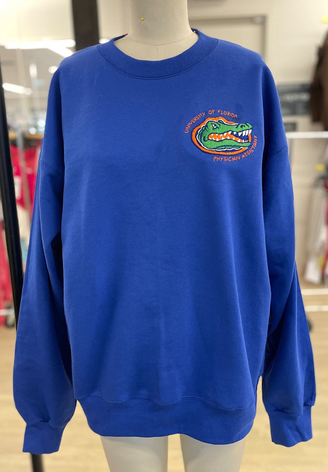 Custom Embroidered Sweatshirt Custom College Sweatshirt - Etsy