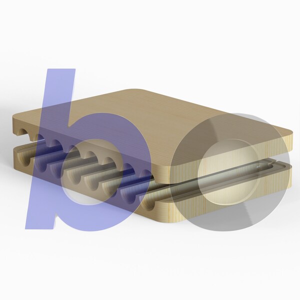 Cigars Mold Box 18 Diameter STL Digital Download File 3D Printing