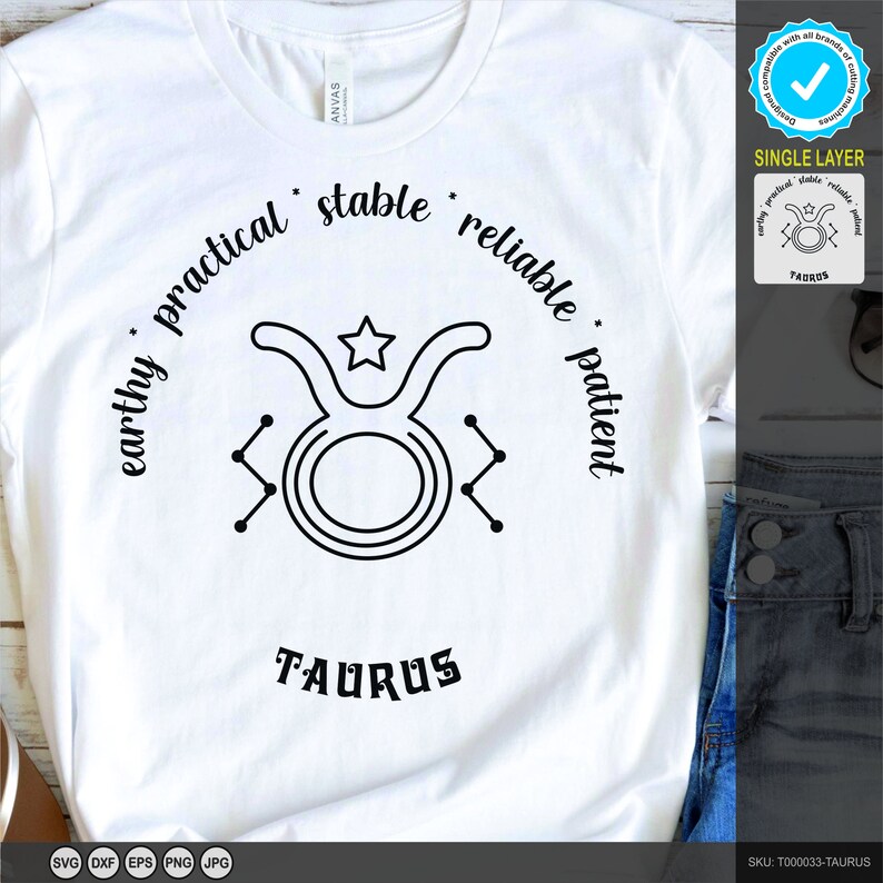 Taurus Keywords Taurus Svg, Bull Zodiac Symbol Svg, Taurus Zodiac Sign Svg, 9-pack ...