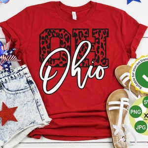 Ohio Svg, Ohio State Svg, Ohio Leopard Svg, Digital Cut Files, Instant Download